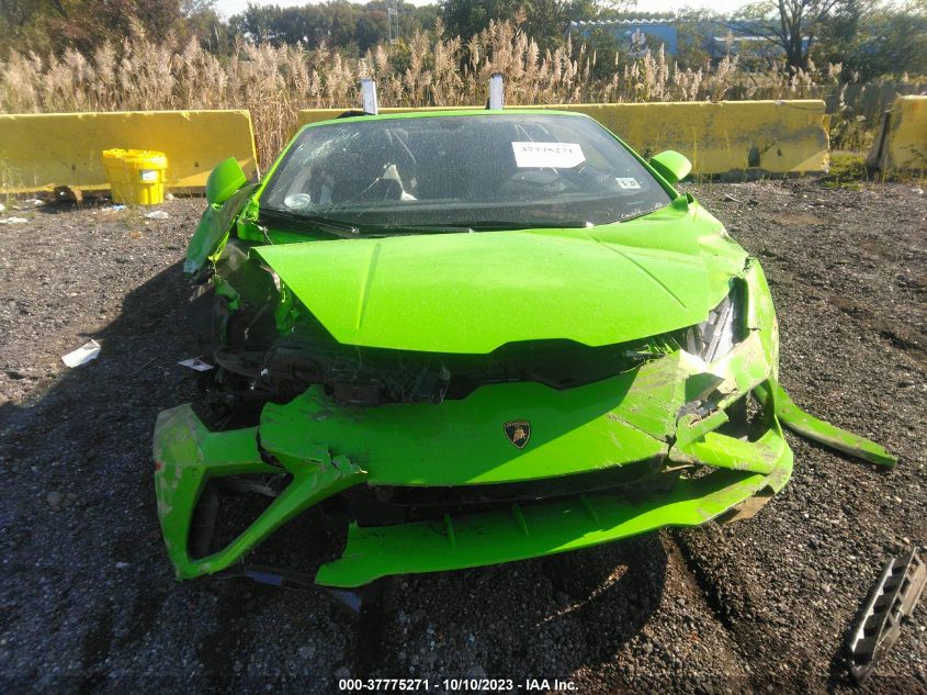2022 LAMBORGHINI HURACAN EVO ZHWUT5ZF7NLA1843