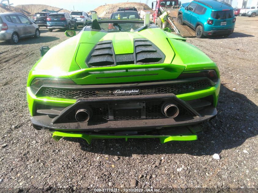 2022 LAMBORGHINI HURACAN EVO ZHWUT5ZF7NLA1843