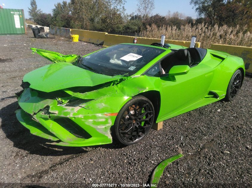 2022 LAMBORGHINI HURACAN EVO ZHWUT5ZF7NLA1843