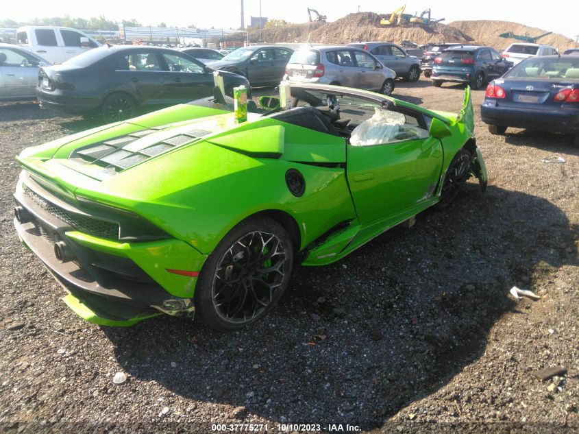 2022 LAMBORGHINI HURACAN EVO ZHWUT5ZF7NLA1843