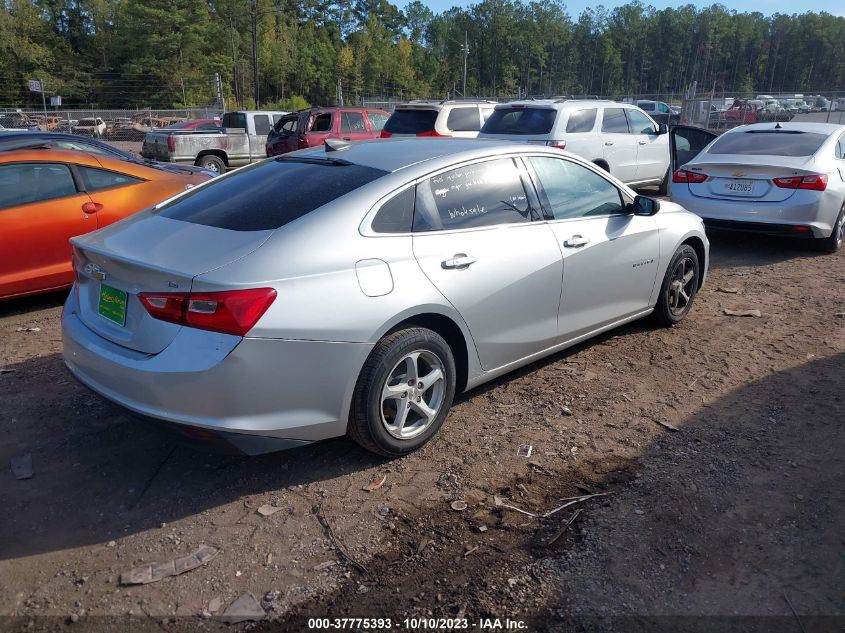 2016 CHEVROLET MALIBU LS - 1G1ZC5ST9GF293982