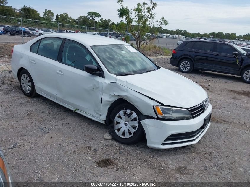 2015 VOLKSWAGEN JETTA SEDAN 2.0L S W/TECHNOLOGY - 3VW2K7AJ9FM257079