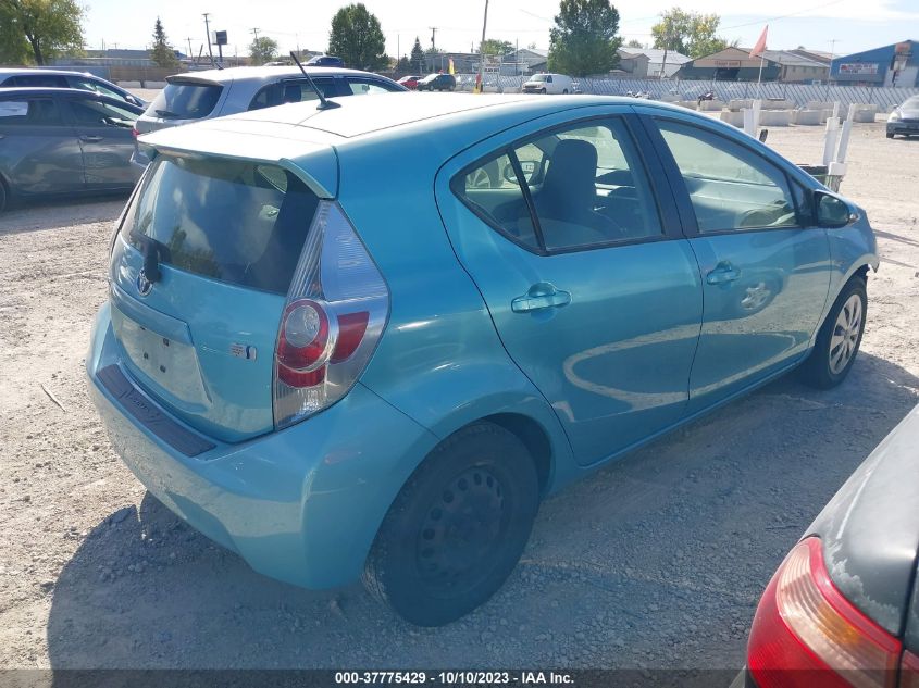 2013 TOYOTA PRIUS C ONE/TWO/THREE/FOUR - JTDKDTB35D1052679