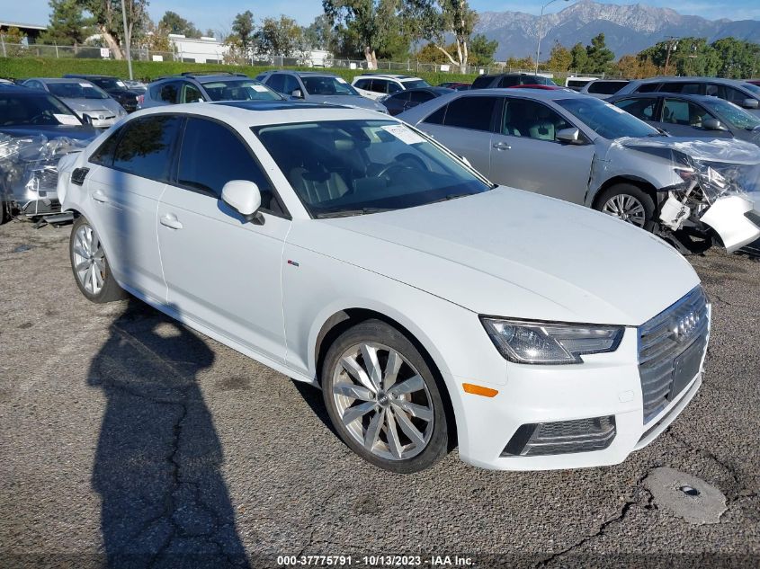 Lot #2530023165 2018 AUDI A4 2.0T TECH ULTRA PREMIUM/2.0T ULTRA PREMIUM salvage car