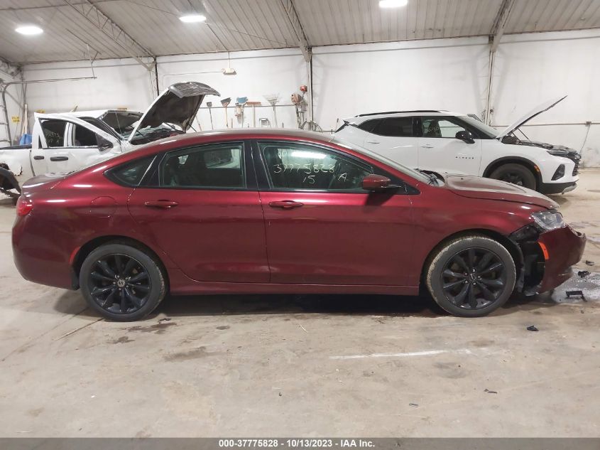 2015 CHRYSLER 200 S - 1C3CCCDG1FN553799