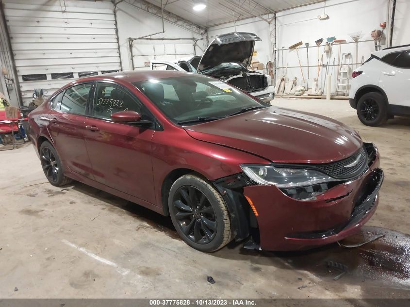 2015 CHRYSLER 200 S - 1C3CCCDG1FN553799