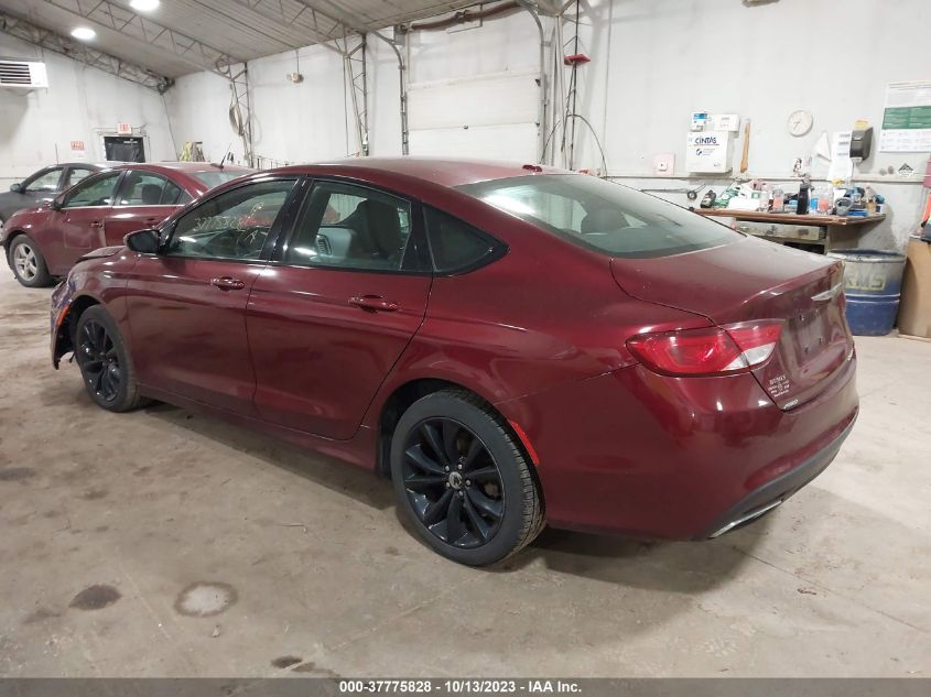 2015 CHRYSLER 200 S - 1C3CCCDG1FN553799