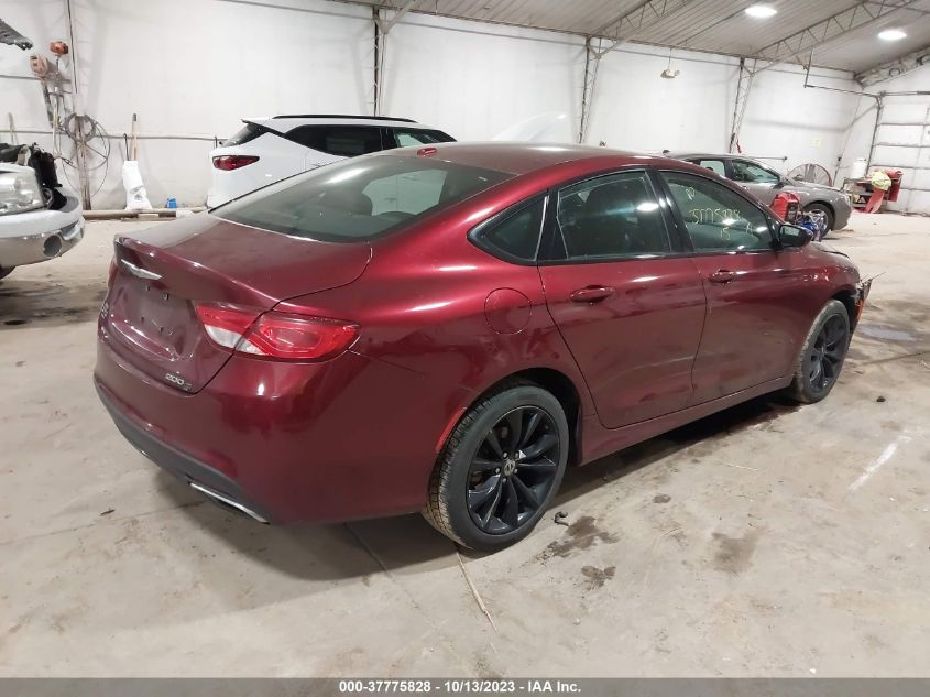 2015 CHRYSLER 200 S - 1C3CCCDG1FN553799