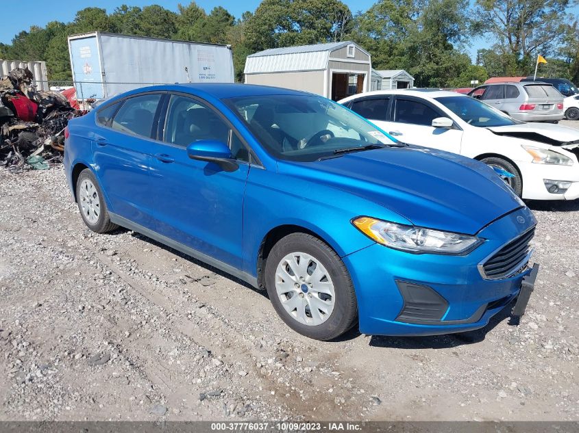 2020 FORD FUSION S - 3FA6P0G75LR160104