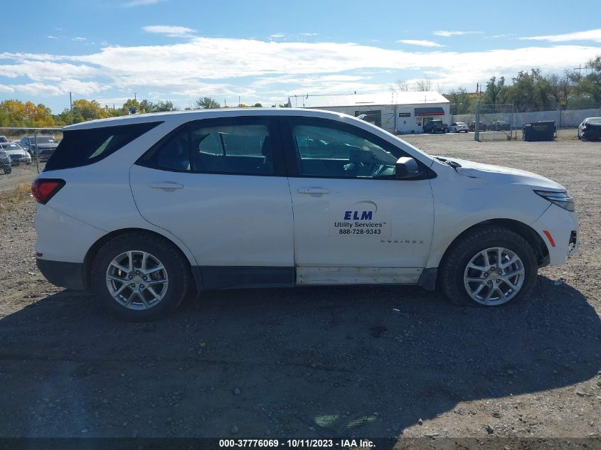 2022 CHEVROLET EQUINOX LS - 3GNAXFEV6NS177649