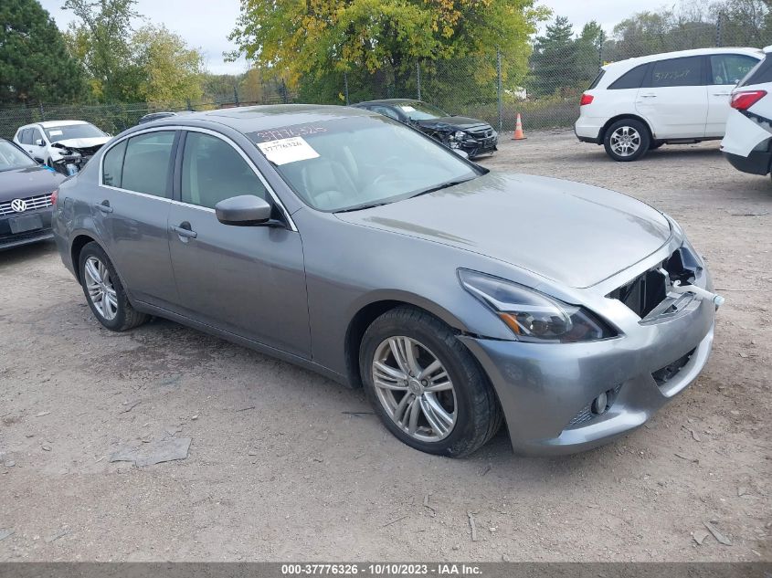 2013 INFINITI G37X - JN1CV6ARXDM765782