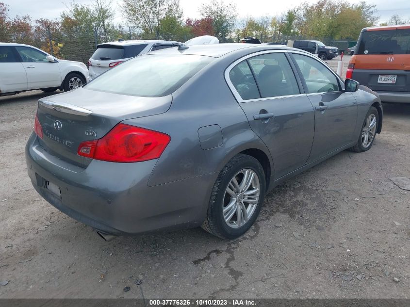 2013 INFINITI G37X - JN1CV6ARXDM765782