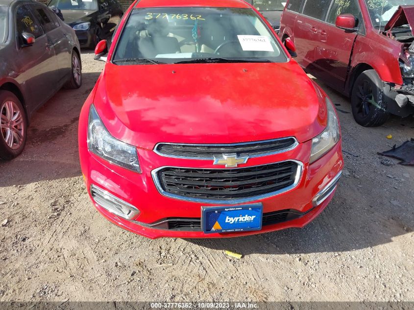 2015 CHEVROLET CRUZE LT - 1G1PE5SB5F7191418