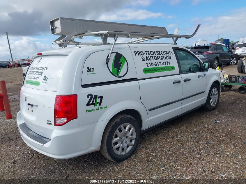 2014 RAM CARGO VAN TRADESMAN 2C4JRGAG6ER322377