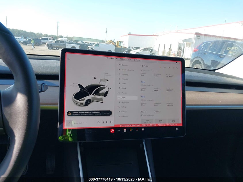 VIN 5YJ3E1EB7KF442308 2019 TESLA MODEL 3 LONG RANGE/PERFORMANCE