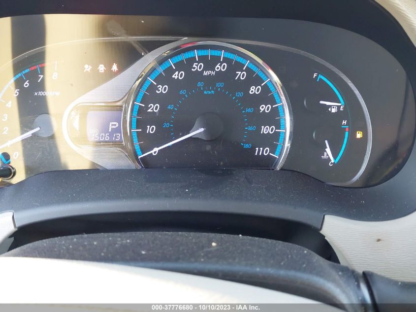 2013 TOYOTA SIENNA XLE/LIMITED - 5TDYK3DC9DS322366