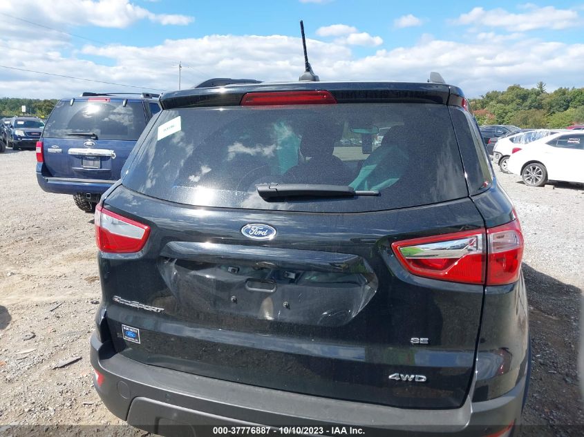 2022 FORD ECOSPORT SE - MAJ6S3GL7NC465912