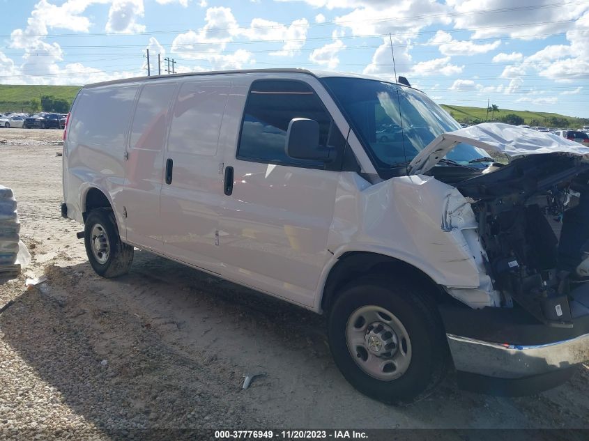 2022 CHEVROLET EXPRESS CARGO RWD 2500 REGULAR WHEELBASE WT - 1GCWGAFP1N1286765