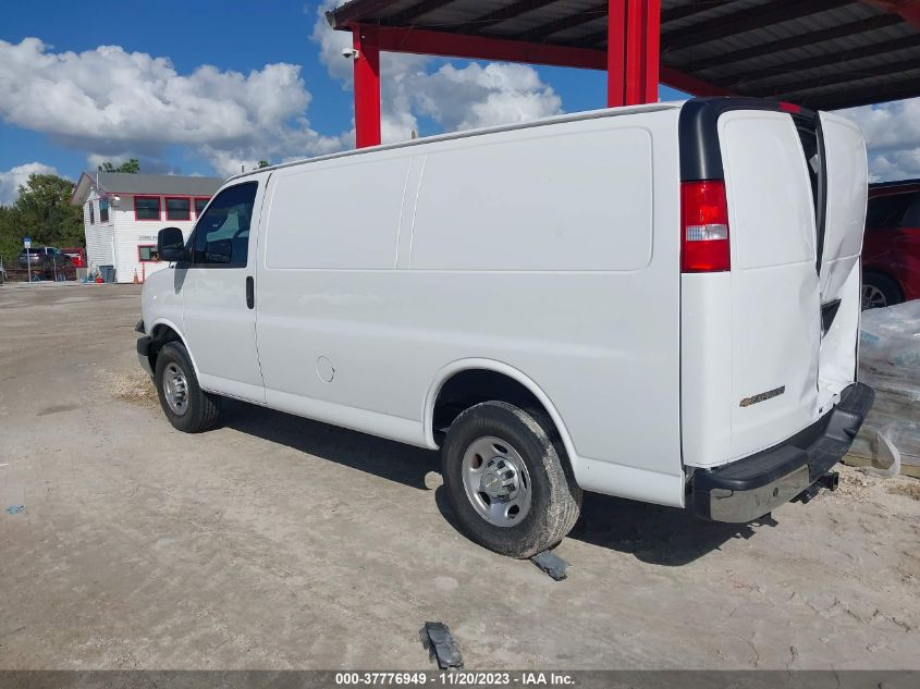 2022 CHEVROLET EXPRESS CARGO RWD 2500 REGULAR WHEELBASE WT - 1GCWGAFP1N1286765