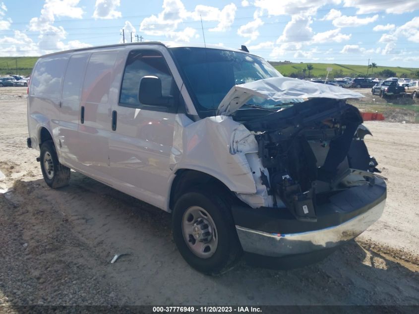 2022 CHEVROLET EXPRESS CARGO RWD 2500 REGULAR WHEELBASE WT - 1GCWGAFP1N1286765