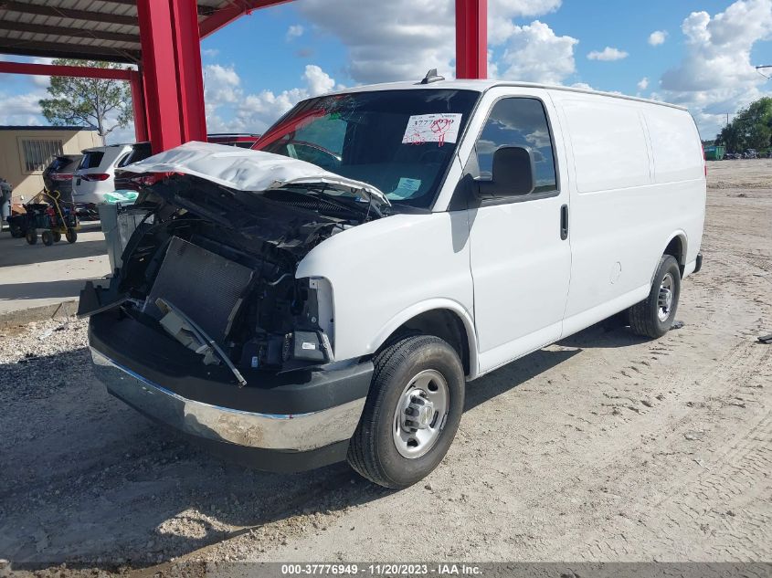 2022 CHEVROLET EXPRESS CARGO RWD 2500 REGULAR WHEELBASE WT - 1GCWGAFP1N1286765