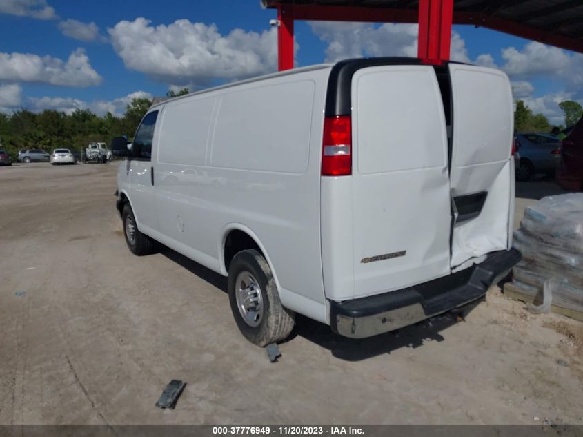 2022 CHEVROLET EXPRESS CARGO RWD 2500 REGULAR WHEELBASE WT - 1GCWGAFP1N1286765