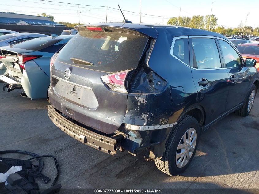 2016 NISSAN ROGUE SV/SL/S - KNMAT2MV9GP664876