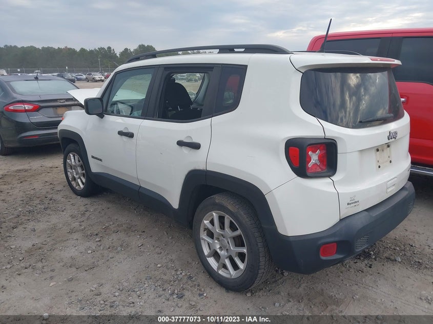 VIN ZACNJAAB8KPK58124 2019 JEEP RENEGADE SPORT
