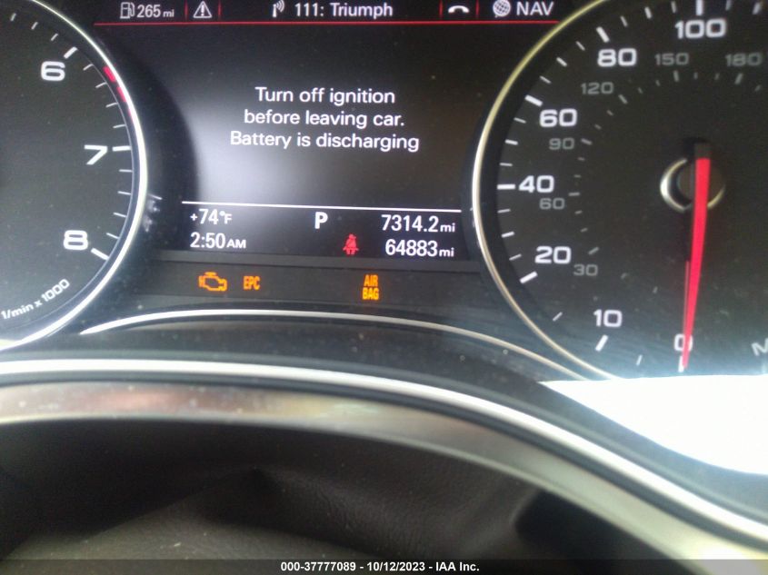 2014 AUDI A6 2.0T PREMIUM PLUS - WAUGFAFC1EN005204