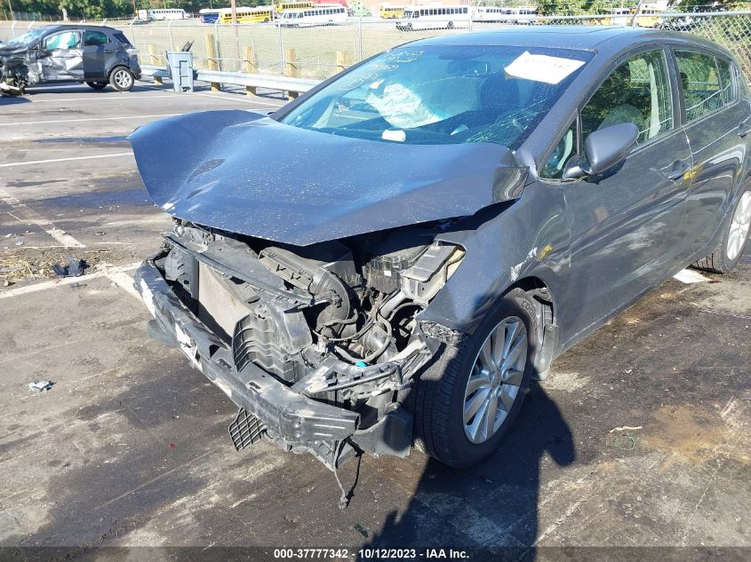 2015 KIA FORTE 5-DOOR EX - KNAFX5A85F5334301