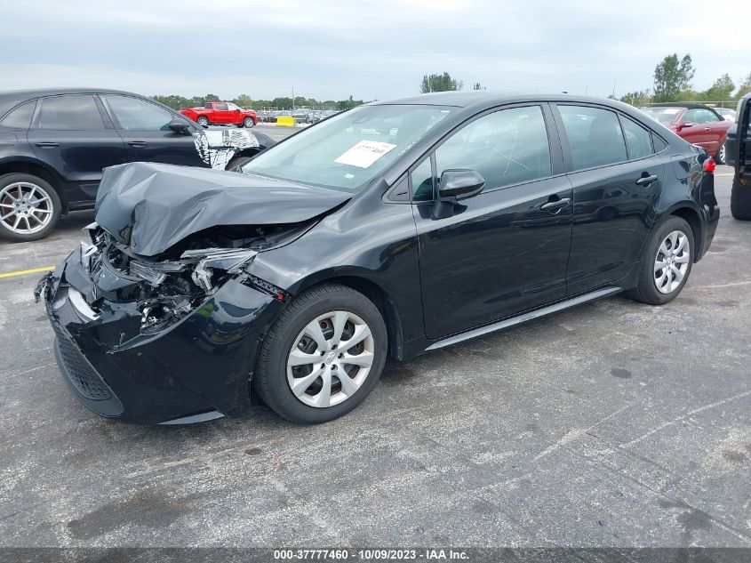 VIN 5YFEPMAEXNP333466 2022 TOYOTA COROLLA LE