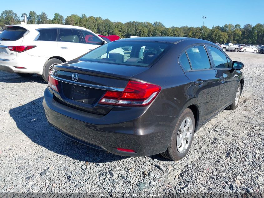 2014 HONDA CIVIC LX - 2HGFB2E56EH513259