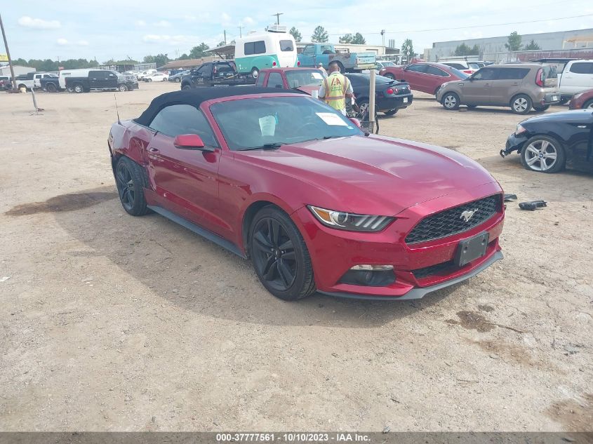 2017 FORD MUSTANG ECOBOOST PREMIUM - 1FATP8UH8H5213533