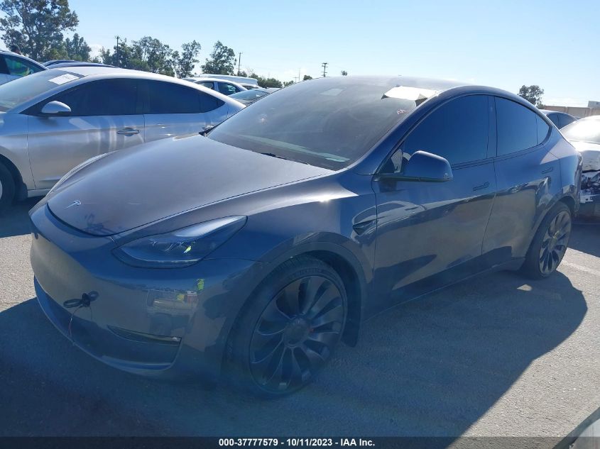 2022 TESLA MODEL Y U   U(VIN: 7SAYGDEF5NF490465