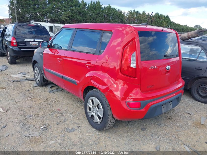 2013 KIA SOUL BASE - KNDJT2A53D7504721