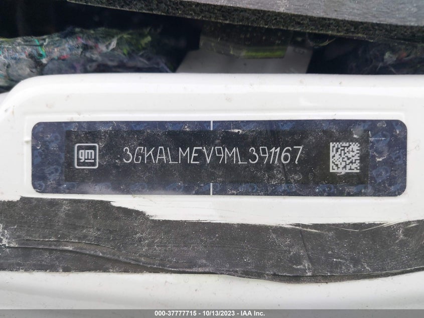 VIN 3GKALMEV9ML391167 2021 GMC TERRAIN SLE