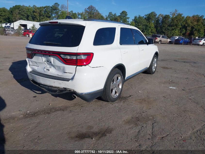 2014 DODGE DURANGO LIMITED - 1C4RDHDGXEC332373