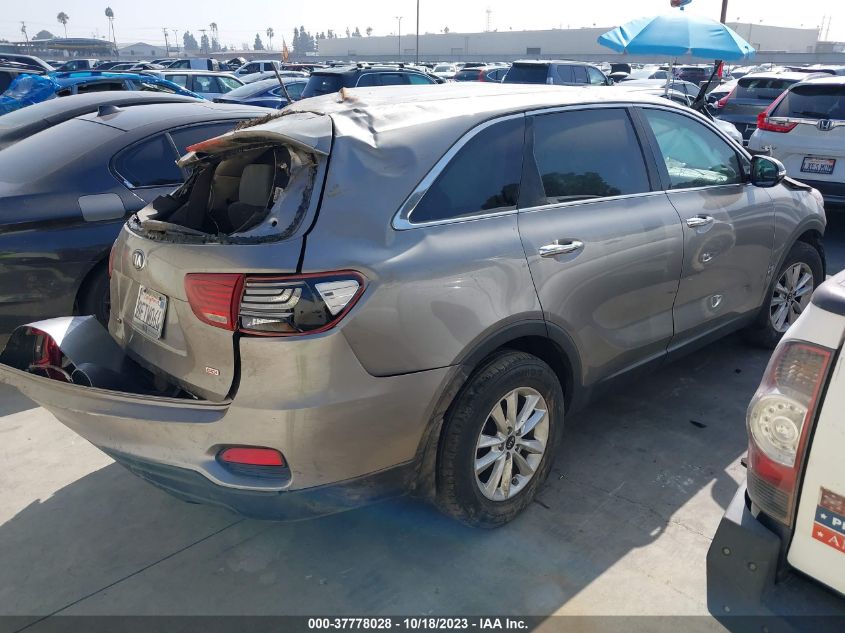 2019 KIA SORENTO LX - 5XYPG4A31KG515869