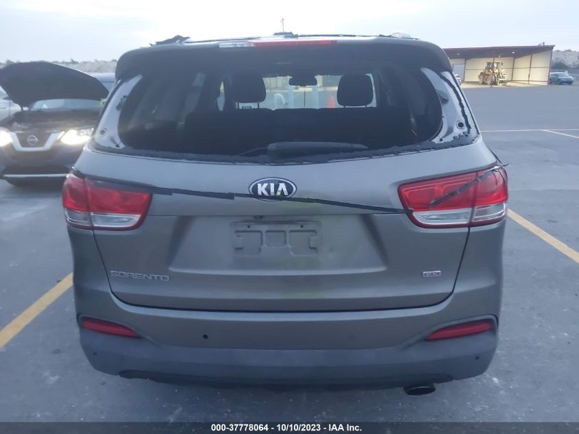 2016 KIA SORENTO LX - 5XYPG4A37GG059741