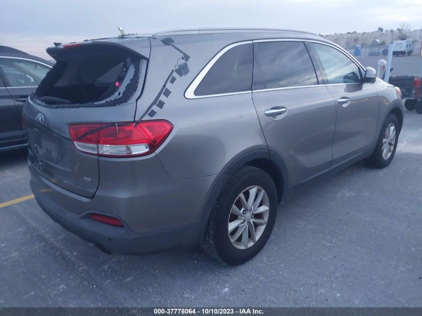 2016 KIA SORENTO LX - 5XYPG4A37GG059741