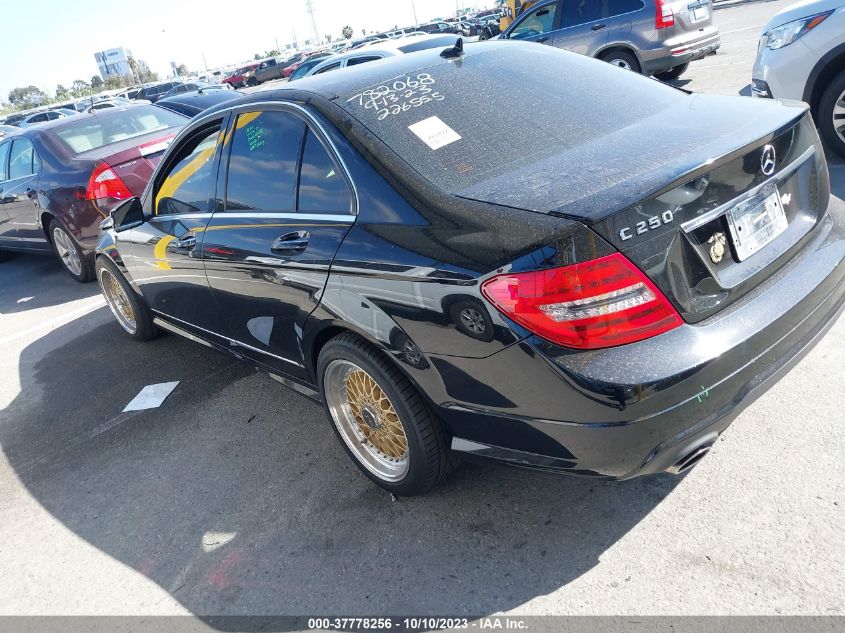 2013 MERCEDES-BENZ C-CLASS C 250 - WDDGF4HB2DR243441