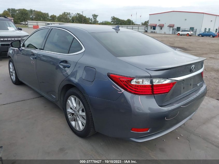 2013 LEXUS ES 300H HYBRID JTHBW1GG8D2001308