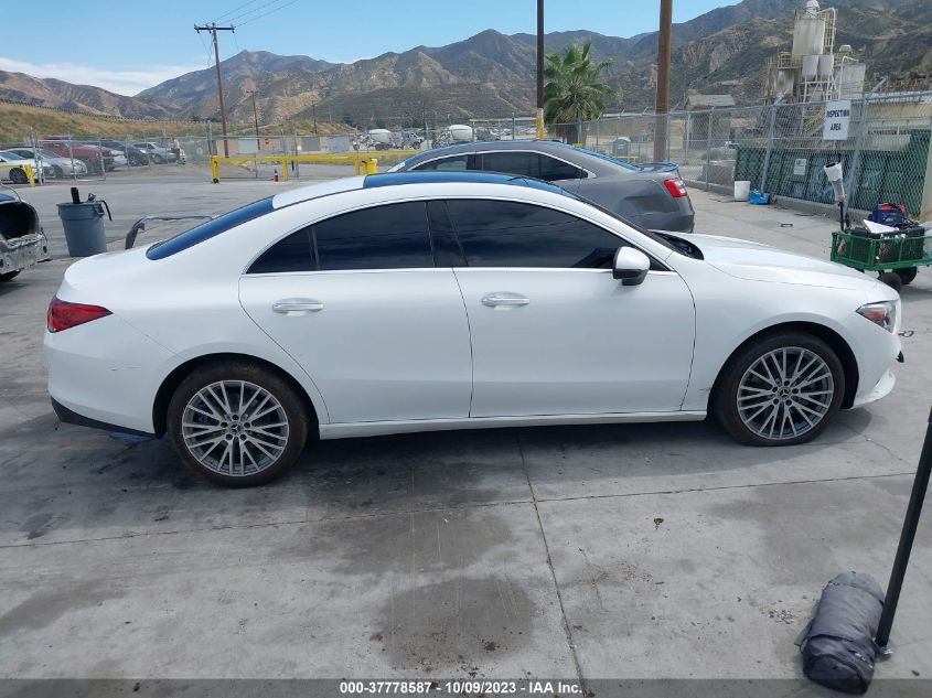 2023 MERCEDES-BENZ CLA 250 COUPE W1K5J4GB8PN390561