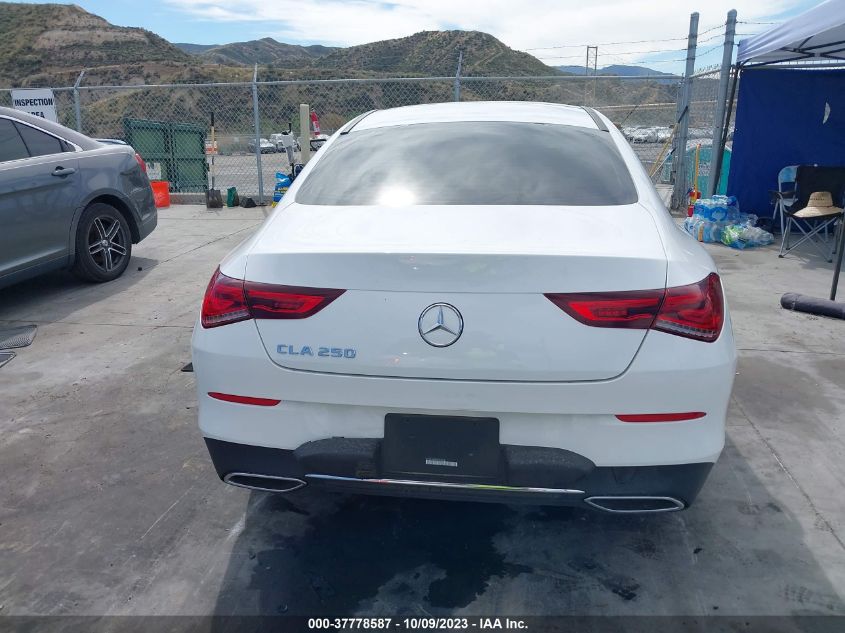 2023 MERCEDES-BENZ CLA 250 COUPE W1K5J4GB8PN390561