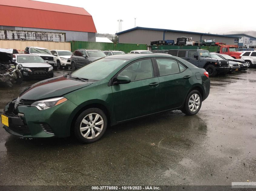 2015 TOYOTA COROLLA L/LE/S/S PLUS/LE PLUS - 2T1BURHE4FC229801