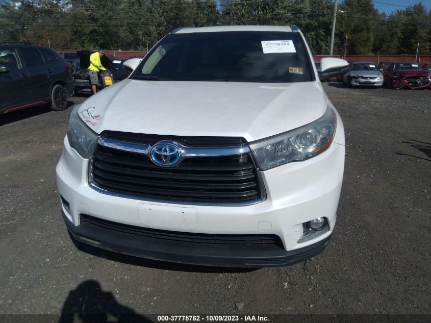 VIN 5TDDCRFH4FS012880 2015 TOYOTA HIGHLANDER HYBRID no.6