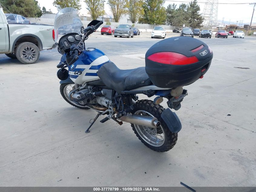 2001 BMW R1150 GS - WB10495A91ZE52651