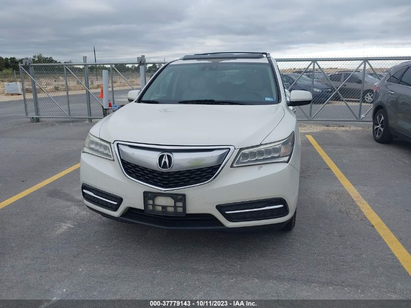 2014 ACURA MDX TECH/ENTERTAINMENT PKG - 5FRYD4H60EB048497