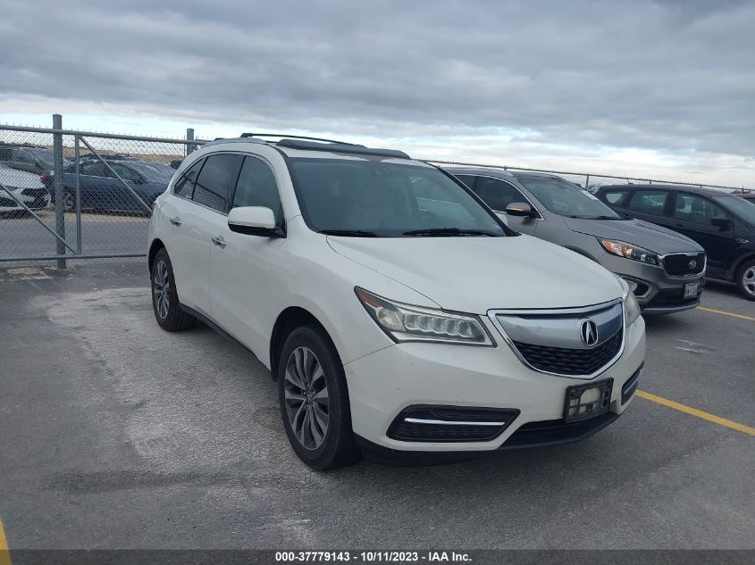 2014 ACURA MDX TECH/ENTERTAINMENT PKG - 5FRYD4H60EB048497