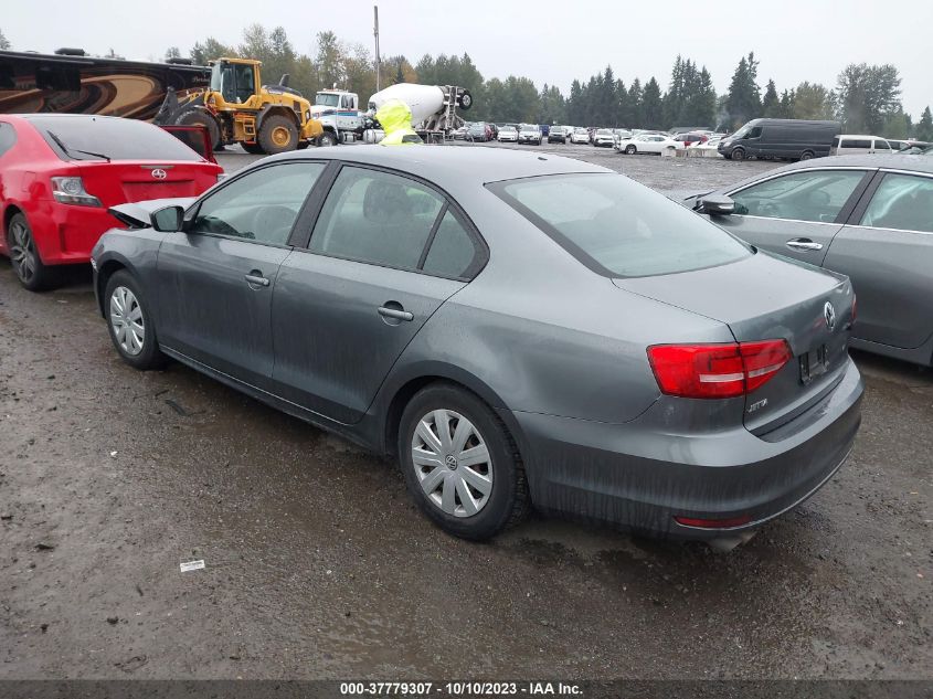 2015 VOLKSWAGEN JETTA SEDAN 2.0L S - 3VW2K7AJ2FM281871